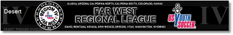 2013 Desert Premier Division Far West Regional League banner