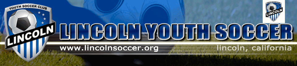 Lincoln Youth Soccer Club banner